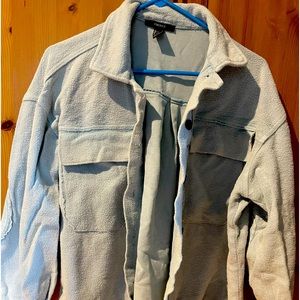 Oversized Shacket baby blue